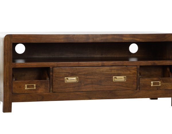 MUEBLE TV ACACIA 115X40,5X48 30,00 NATURAL MARRON