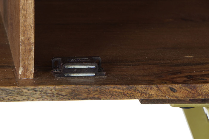 MUEBLE TV MANGO METAL 125X40X62,5 NATURAL NATURAL - Imagen 1