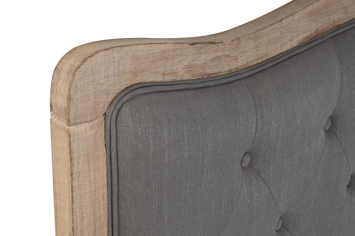 CABECERO CAMA ROBLE POLIESTER 180X10X120 - Imagen 1