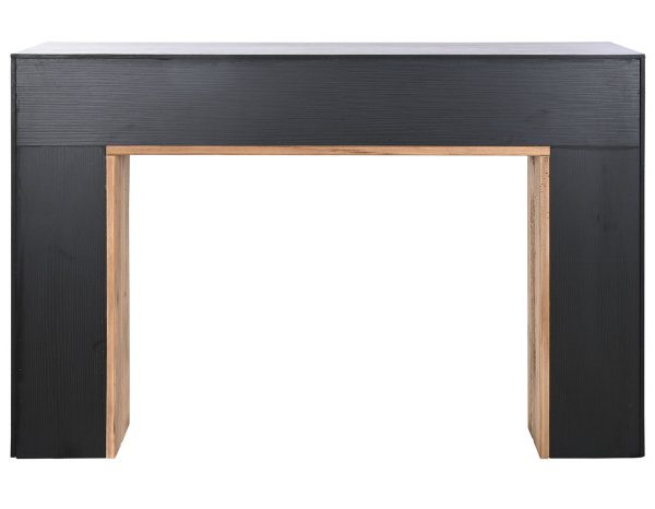 CONSOLA MADERA RECICLADA PINO 120X40X80 MARRON