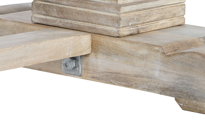MESA COMEDOR MADERA MACIZA MANGO 215X100X76 DECAPE - Imagen 1