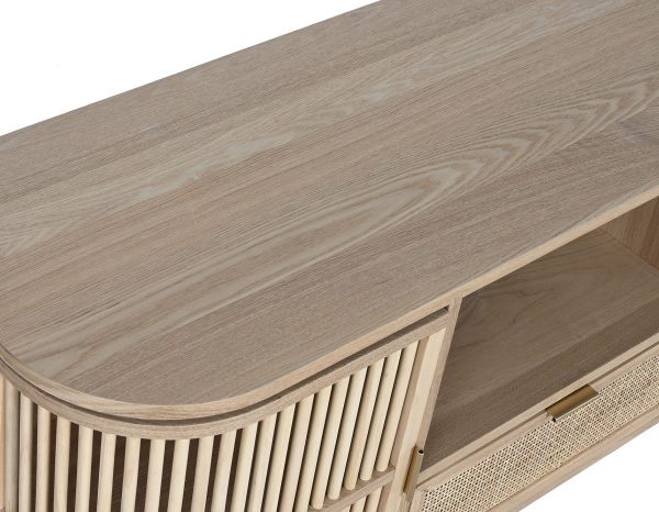 MUEBLE TV ABETO RATAN 120X40X60 NATURAL