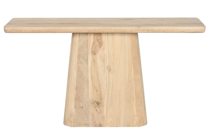 CONSOLA MANGO 135X40X74 NATURAL - Imagen 1