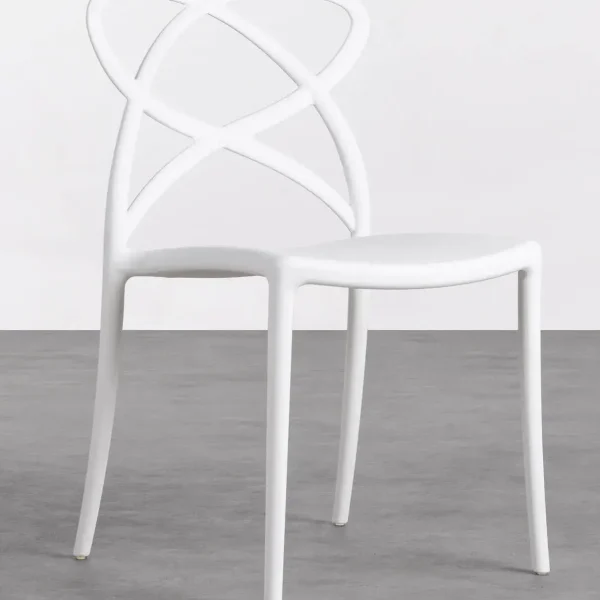Silla de exterior de polipropileno cielo