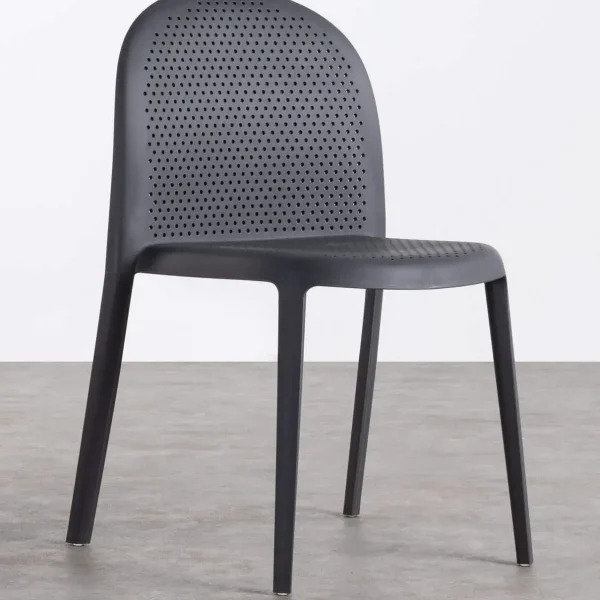 Silla de exterior de polipropileno itzi