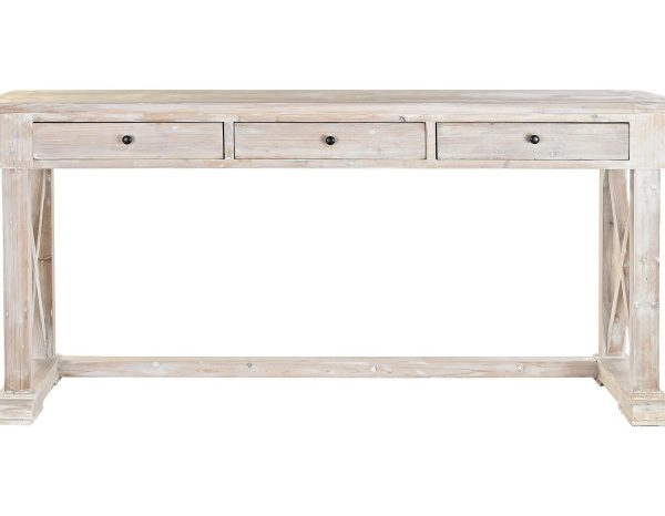 CONSOLA PINO RECICLADO 184,5X48X86 ENVEJECIDO