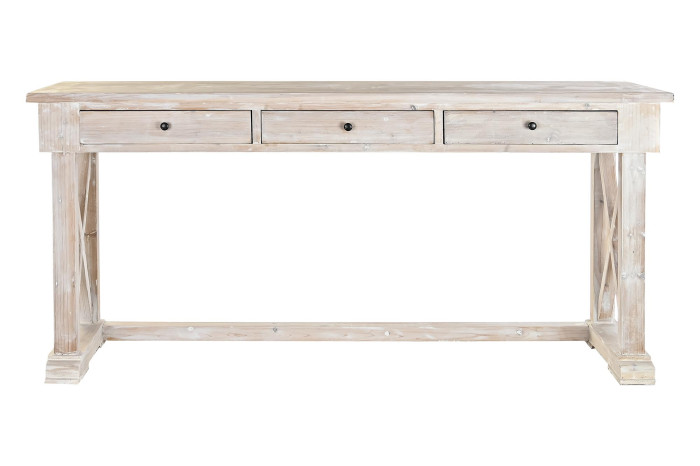 CONSOLA PINO RECICLADO 184,5X48X86 ENVEJECIDO - Imagen 1