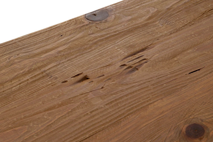 CONSOLA MADERA RECICLADA PINO 162X40X76 ENVEJECIDO - Imagen 1