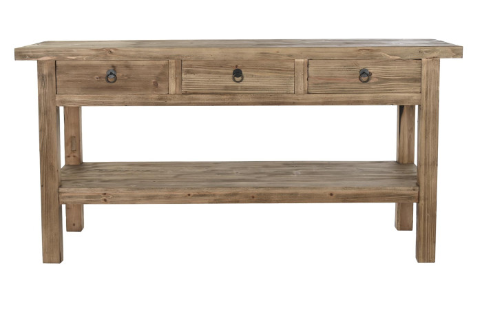 CONSOLA MADERA 170X45X90 NATURAL NATURAL - Imagen 1