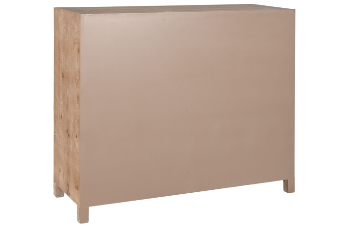 CAJONERA ABETO METAL 110X40X92,5 16CAJ, NATURAL - Imagen 1
