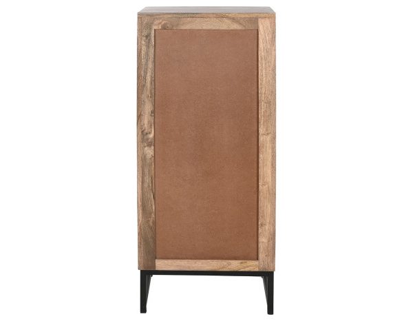 CHIFONIER MANGO ESPEJO 45X35X106 NATURAL