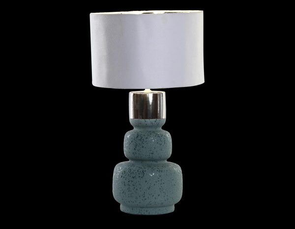 LAMPARA SOBREMESA CERAMICA POLIESTER 30X30X54