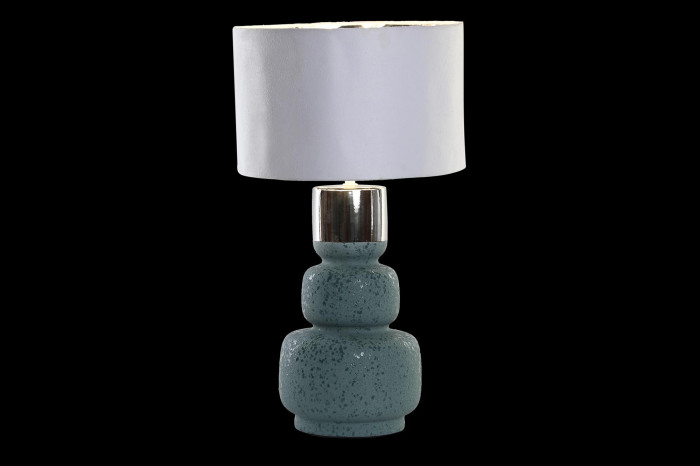 LAMPARA SOBREMESA CERAMICA POLIESTER 30X30X54 - Imagen 1