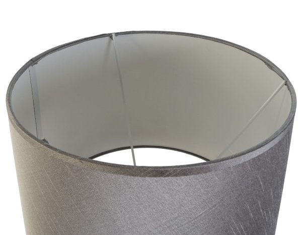 LAMPARA SOBREMESA RESINA POLIESTER 40X40X70 NEGRO