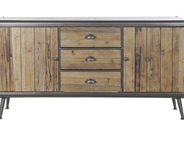 BUFFET ABETO METAL 144X45X75 10 NATURAL