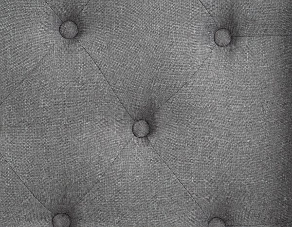CABECERO CAMA POLIESTER 194X20X170 CAPITONE GRIS