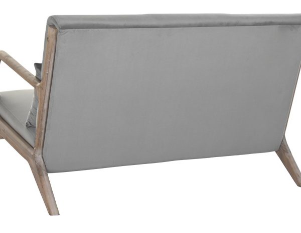 SOFA POLIESTER RUBBERWOOD 122X85X74 2 PLAZAS