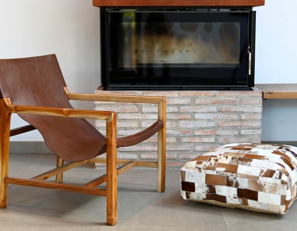COJIN SUELO PIEL 60X60X20 COJIN SUELO PIEL CABRA