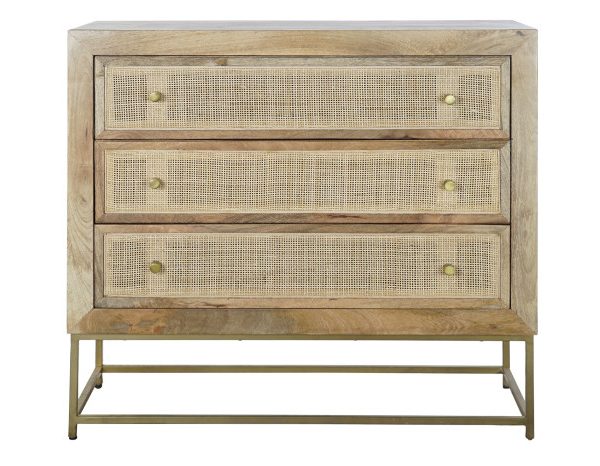 COMODA MANGO RATAN 90X40X81 32,70 NATURAL