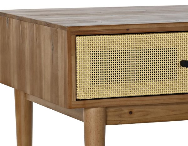 MESA CENTRO ABETO RATAN 106X55X46 MARRON