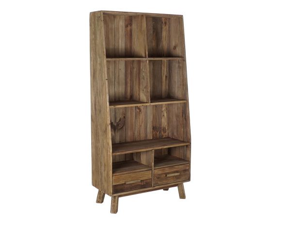 ESTANTERIA MADERA RECICLADA 90X40X172 NATURAL