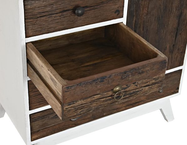 CAJONERA MANGO METAL 72X50X75 BLANCO