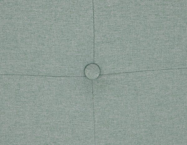 CABECERO CAMA POLIESTER MDF 159X8X119 VERDE JADE