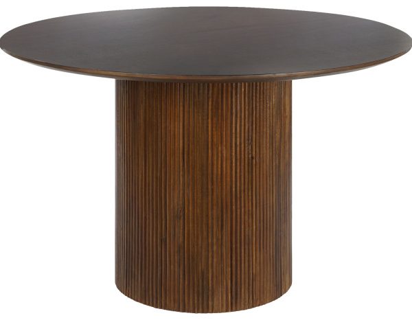 MESA COMEDOR MANGO 120X120X76 44,30 NATURAL