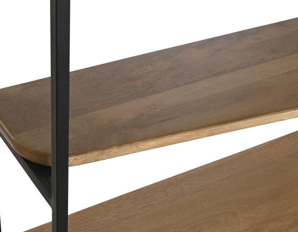 ESTANTERIA MANGO METAL 150X40X181 NEGRO