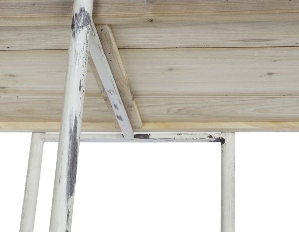 ESTANTERIA ABETO METAL 190X40X200 38,30 RUSTICO