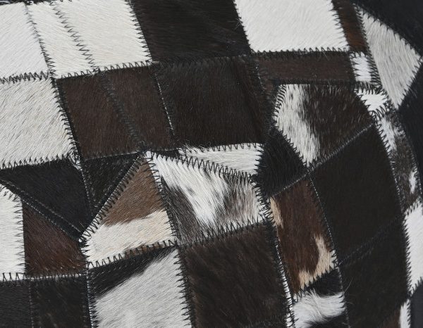 COJIN SUELO PIEL 48X48X35 MARRON OSCURO