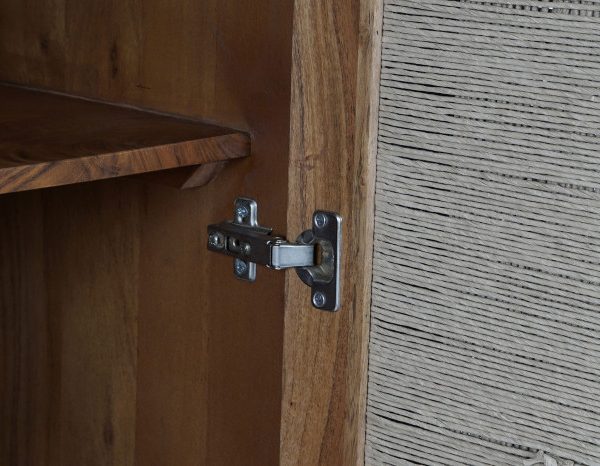 ARMARIO ACACIA RATAN 102X46X175 TRENZADO