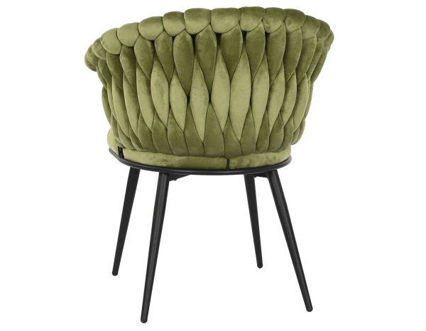 SILLA POLIESTER METAL 60X66X84 VERDE