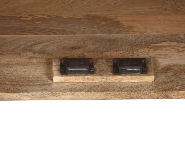 ARMARIO MADERA MANGO 85X38X134 38,52 TALLADO NEGRO
