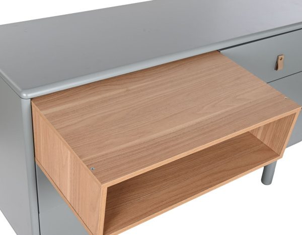 COMODA MDF PU 120X40X75 GRIS