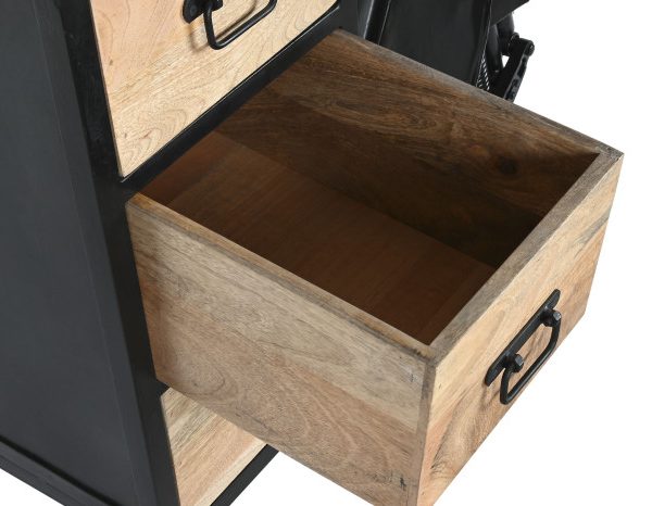 CAJONERA HIERRO MANGO 100X68X105 MOTO DESGASTADO