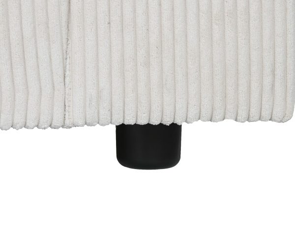SOFA POLIESTER 224X95,5X66,5 PANA CREMA