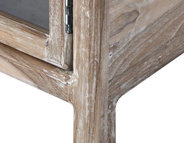 ARMARIO TECA RECICLADA CRISTAL 90X38X180 60,15