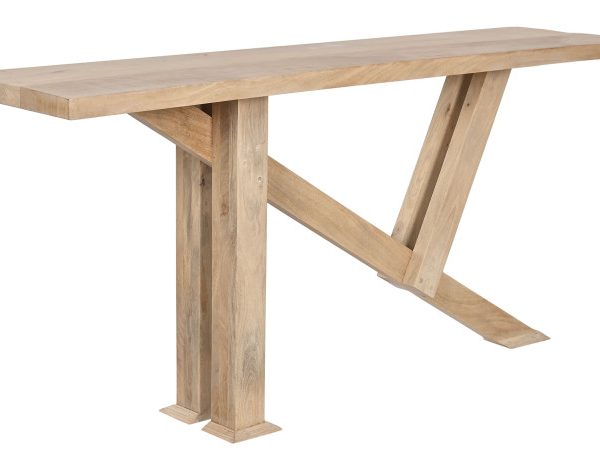 CONSOLA MANGO 175X40X81 NATURAL