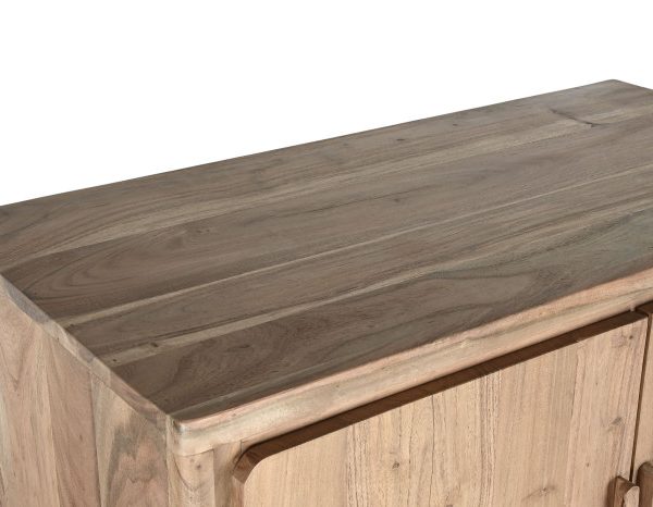 ARMARIO ACACIA 90X45X160 MARRON CLARO