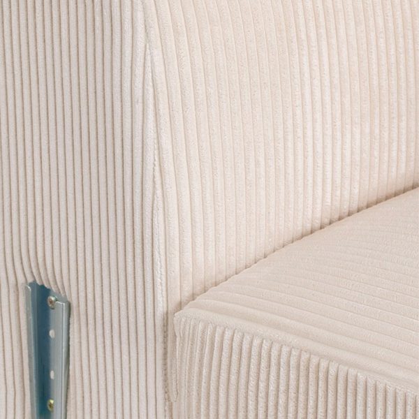 Sofá modular chaise longue derecho de 3 piezas (↔︎375 cm) con reposabrazos alto Bruna