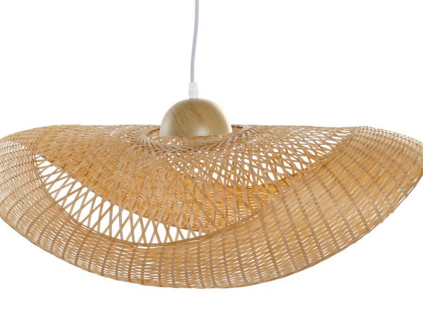 LAMPARA TECHO BAMBU 70X34X20 PAMELA NATURAL MARRON