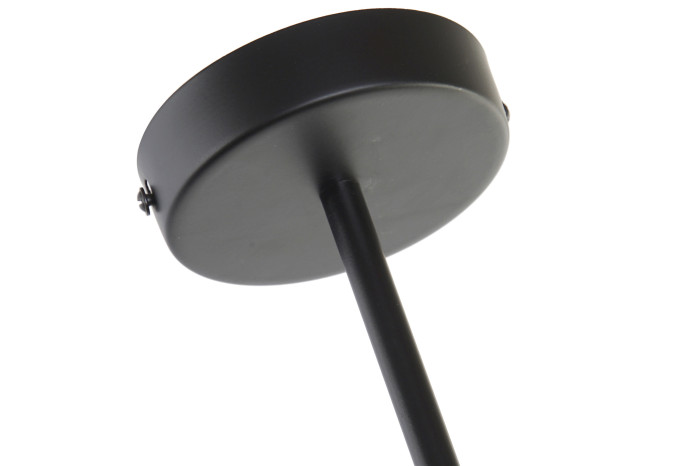 LAMPARA TECHO METAL 89X89X150 E27 18 BOMBILLAS - Imagen 1