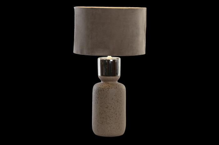 LAMPARA SOBREMESA CERAMICA POLIESTER 30X30X54 - Imagen 1