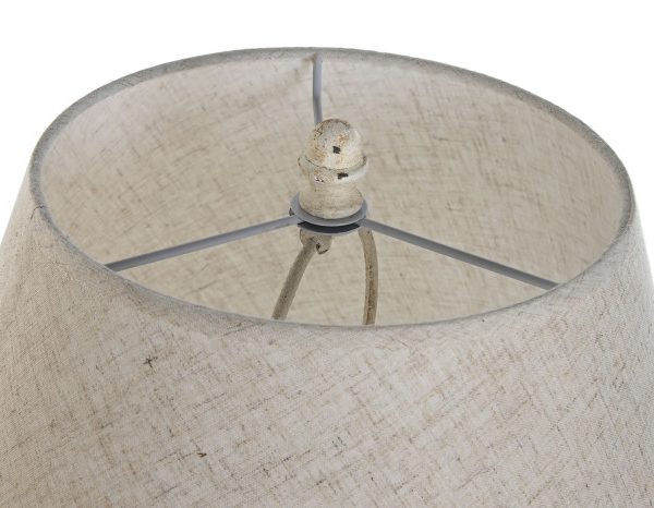 LAMPARA SOBREMESA METAL POLIESTER 40X40X81 DECAPE