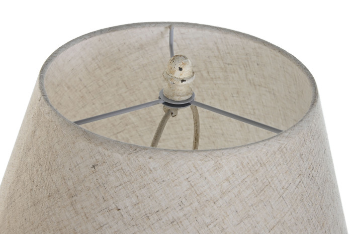 LAMPARA SOBREMESA METAL POLIESTER 40X40X81 DECAPE - Imagen 1