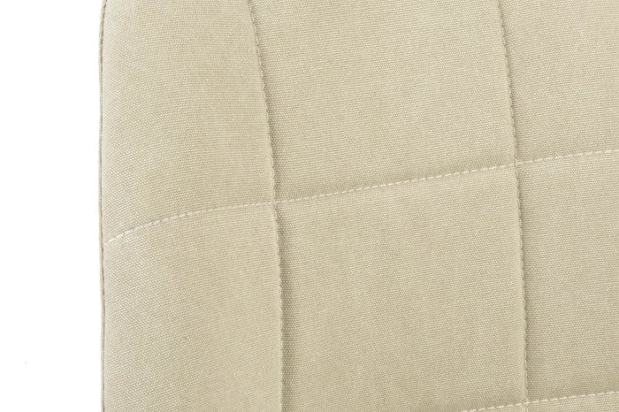 SILLA POLIESTER ALGODON 47X55X85 NATURAL BEIGE - Imagen 1