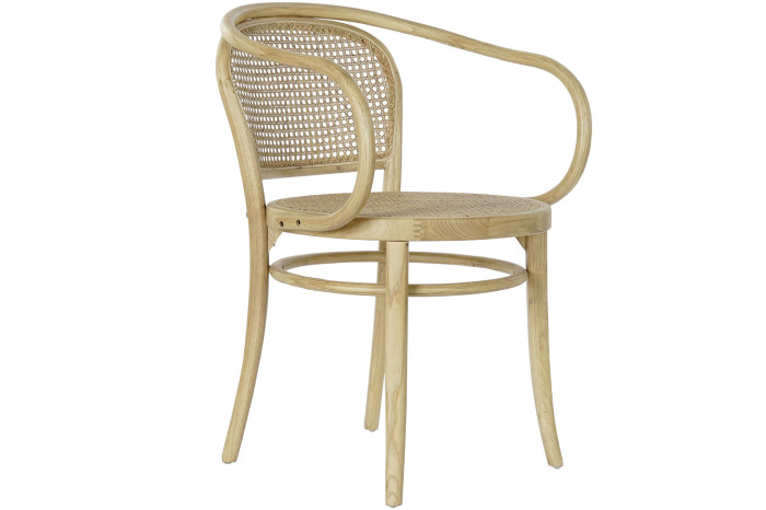SILLA OLMO RATAN 58X58X79,5 NATURAL - Imagen 1