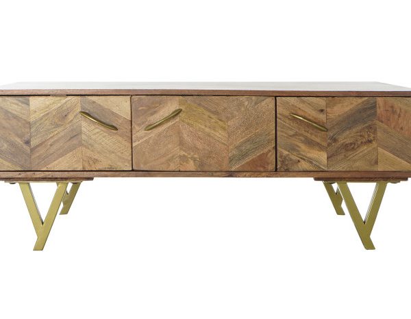 MESA CENTRO MANGO METAL 120X60,5X46 NATURAL