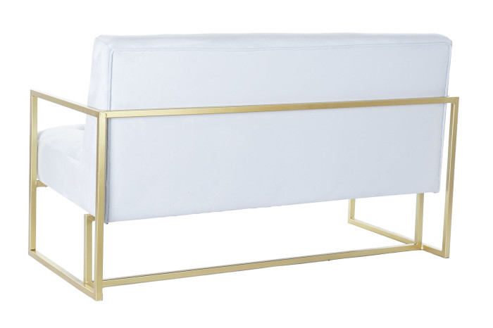 SOFA POLIESTER METAL 128X70X76 CAPITONE - Imagen 1